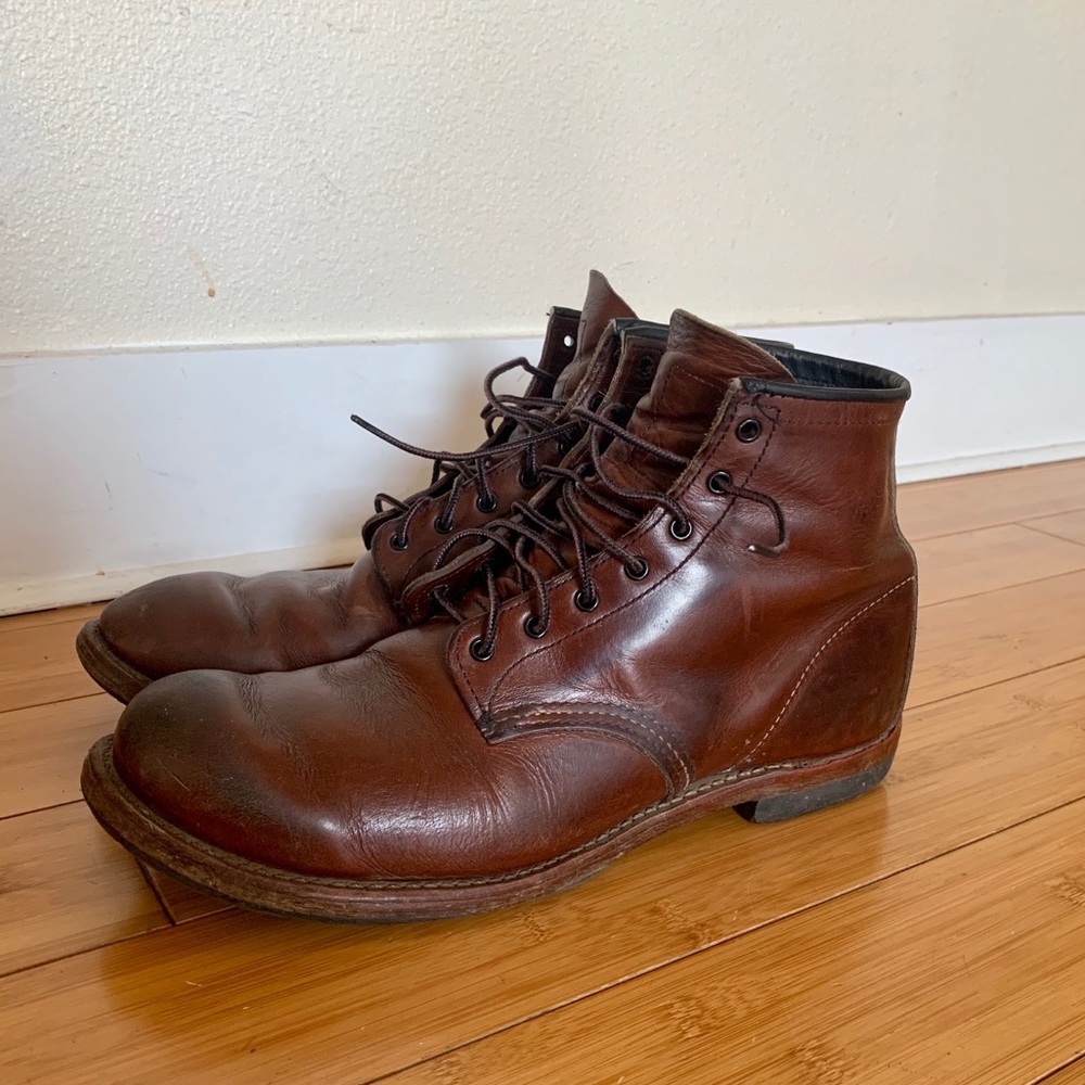 Red Wing Beckman Boots in Black Cherry